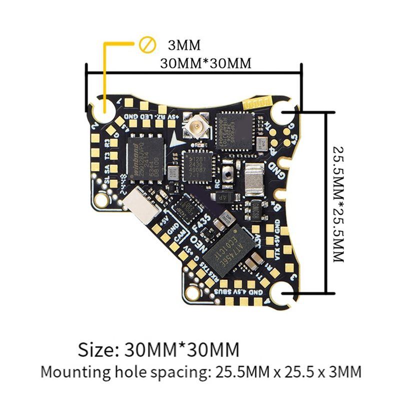 FBIL-F435 NEO 1S AIO Flight Co - Fpv Drone Flight Controller บทวิจารณ์และราคา