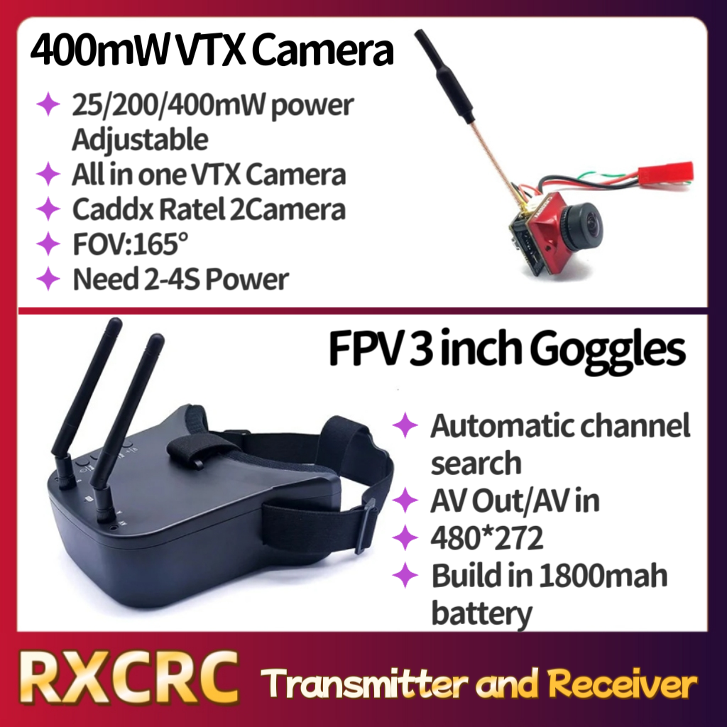 RXCRC 5.8G Module transmitter  - Fpv Drone Goggles บทวิจารณ์และราคา