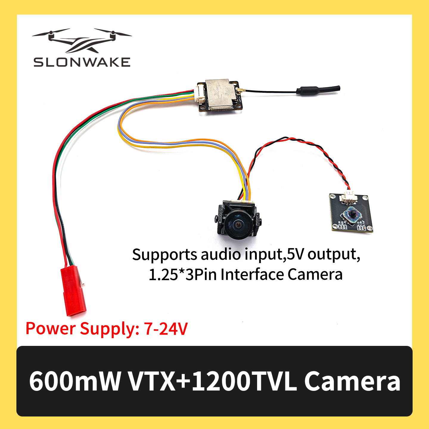 SLONWAKE 5.8G 600mW 7-24V FPV  - Fpv Drone Vtx บทวิจารณ์และราคา