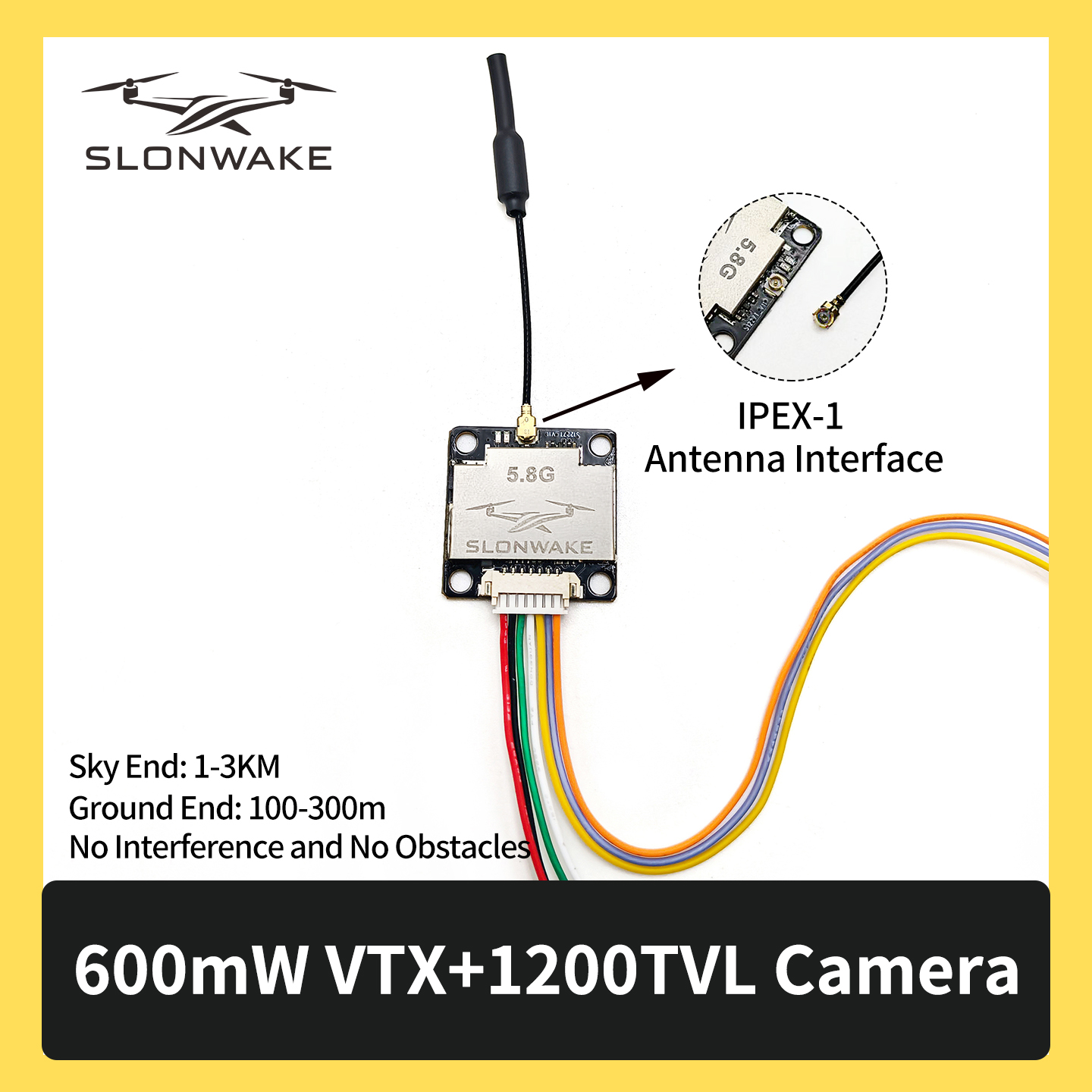 SLONWAKE 5.8G 600mW 7-24V FPV  - Fpv Drone Vtx บทวิจารณ์และราคา