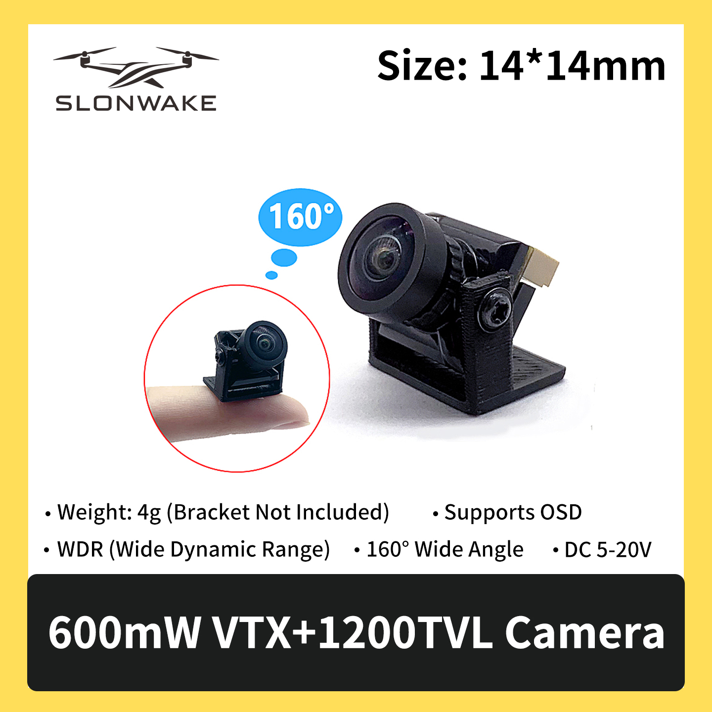 SLONWAKE 5.8G 600mW 7-24V FPV  - Fpv Drone Vtx บทวิจารณ์และราคา