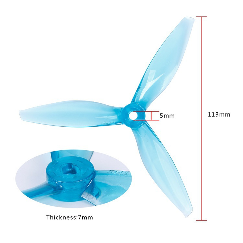 GEMFAN Freestyle 5144 5.1 Inch - Fpv Drone Propeller บทวิจารณ์และราคา
