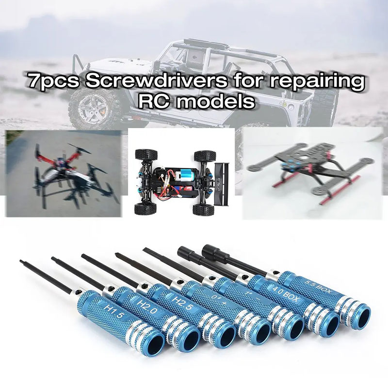 7Pcs 1.5 2.0 2.5mm RC Hex Driv - Fpv Drone Tool Kit บทวิจารณ์และราคา