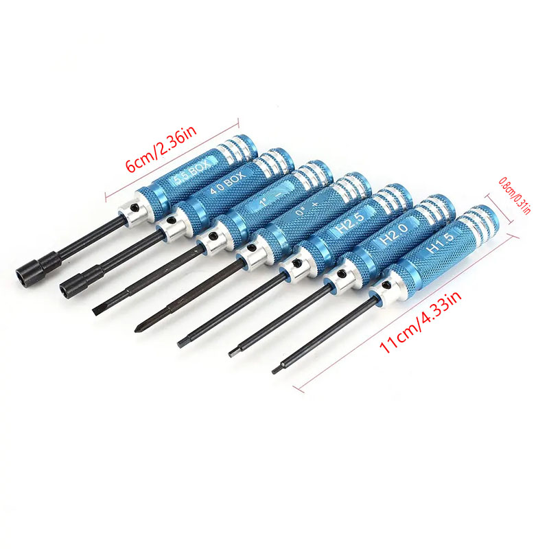 7Pcs 1.5 2.0 2.5mm RC Hex Driv - Fpv Drone Tool Kit บทวิจารณ์และราคา