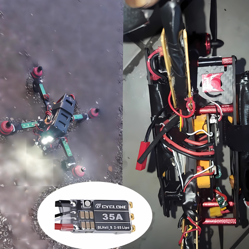 Cyclone 35A BLHeli_S ESC - Hig - Fpv Drone Quadcopter บทวิจารณ์และราคา