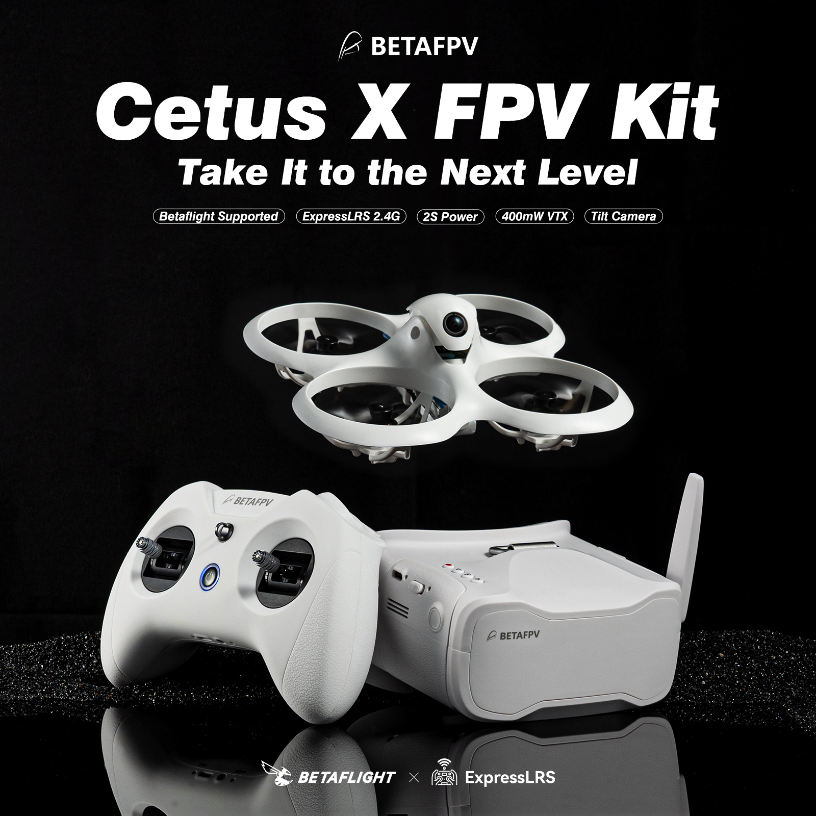 BETAFPV Cetus X FPV Kit Racing - Fpv Drone Goggles บทวิจารณ์และราคา