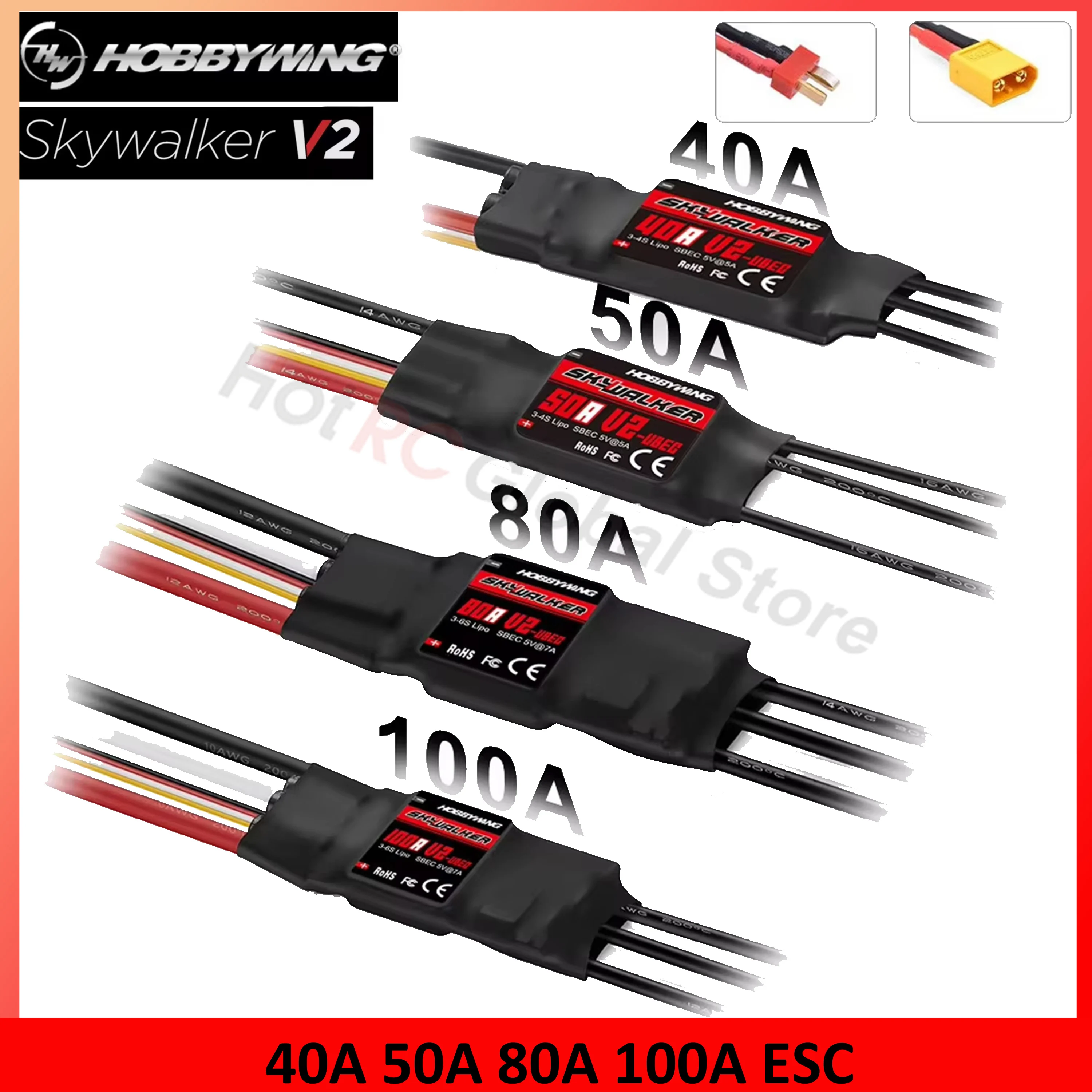 HOBBYWING Skywalker V2 Series  - Fpv Drone Esc บทวิจารณ์และราคา
