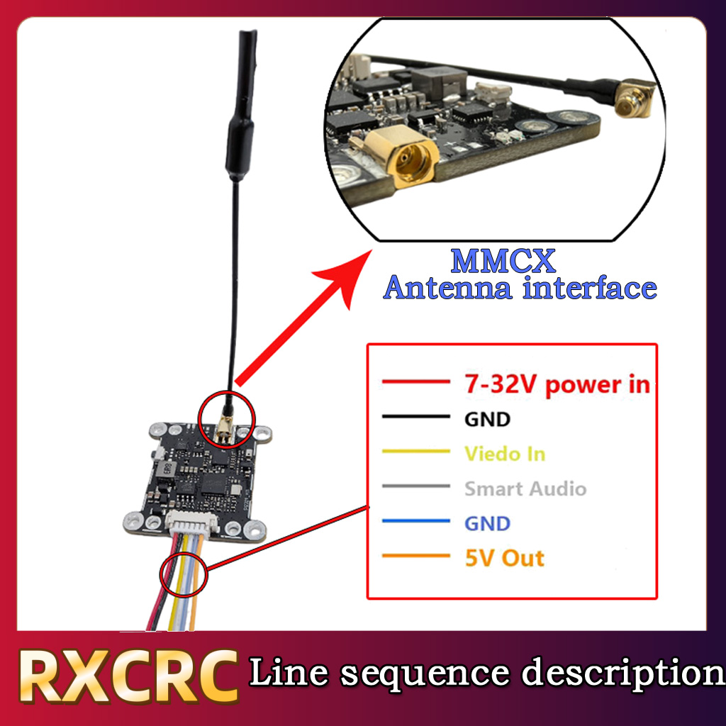 RXCRC 5.8G Module 48CH 1.6W VT - Fpv Drone Frame บทวิจารณ์และราคา