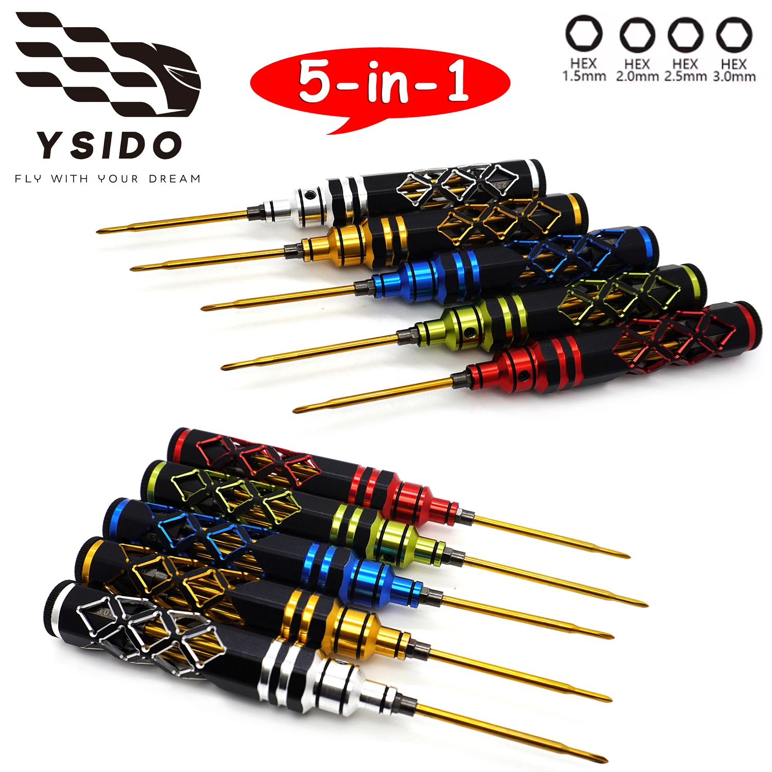 ​YSIDO 1.5mm 2.0mm 2.5mm 3.0mm - Fpv Drone Tool Kit บทวิจารณ์และราคา