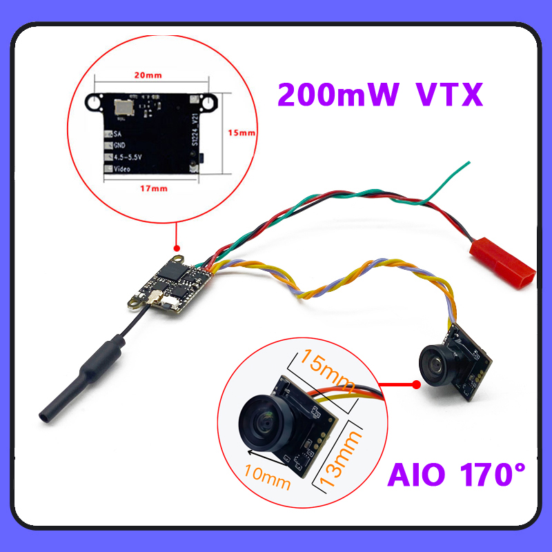 SLONWAKE 5.8G 1200TVL FPV Came - Fpv Drone Vtx บทวิจารณ์และราคา