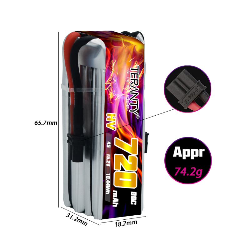 TERANTY 720mAh 4S 15.2V HV Lip - Fpv Drone Kit บทวิจารณ์และราคา