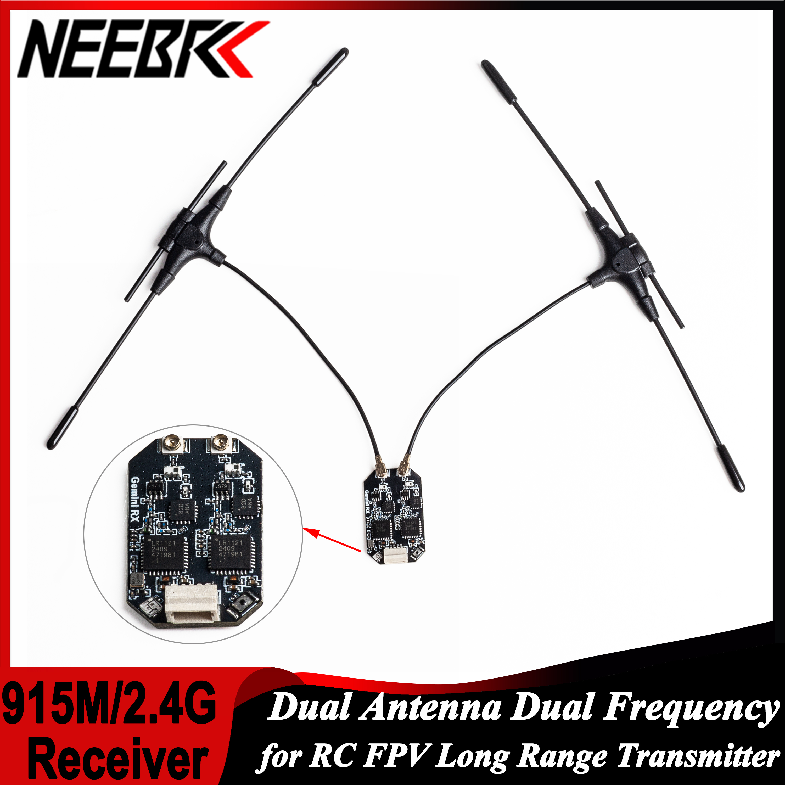 ELRS 915MHz/2.4GHz Gemini Dual - Fpv Drone Antenna บทวิจารณ์และราคา