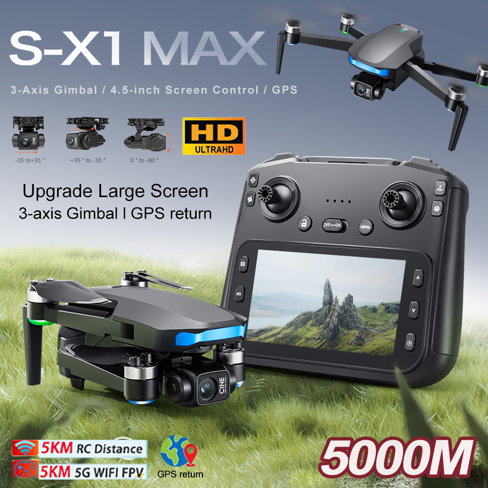 New S-X1 MAX Drone GPS 8K Prof - Fpv Drone Charger บทวิจารณ์และราคา