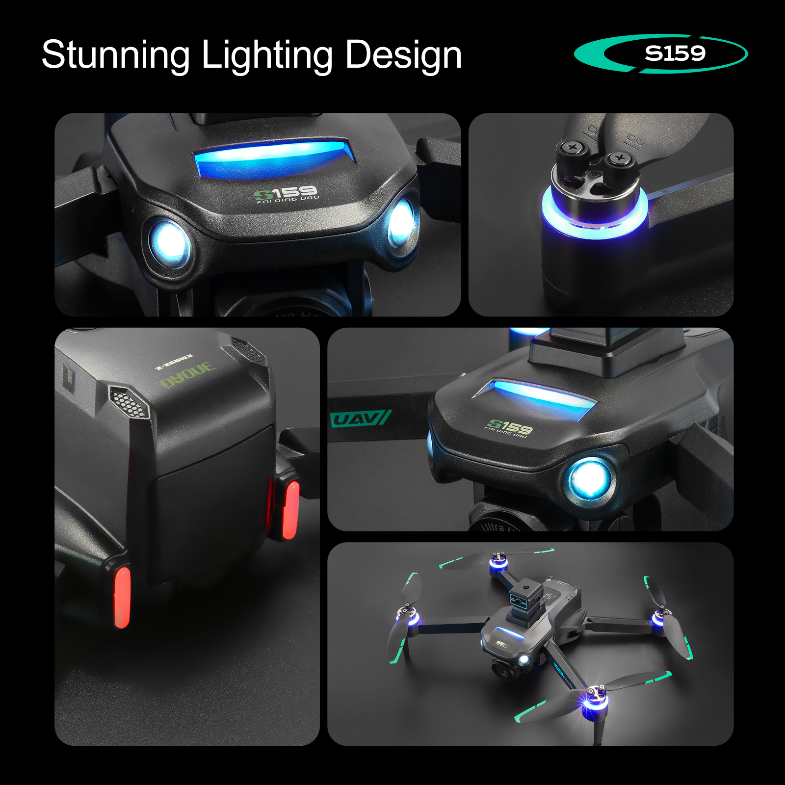 S159 GPS Drone 4K Profesional  - Fpv Drone Charger บทวิจารณ์และราคา